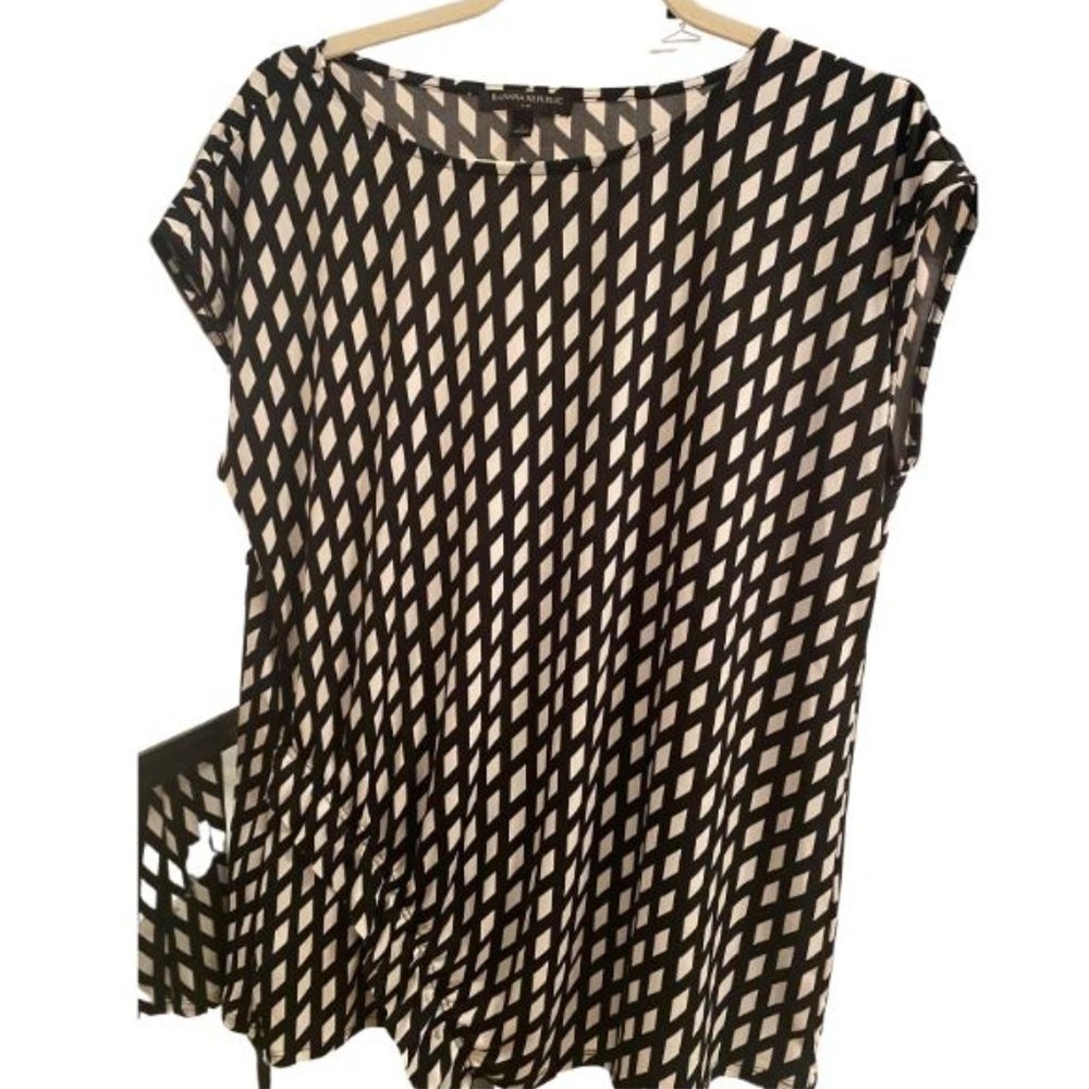 Black White Banana Republic Blouse